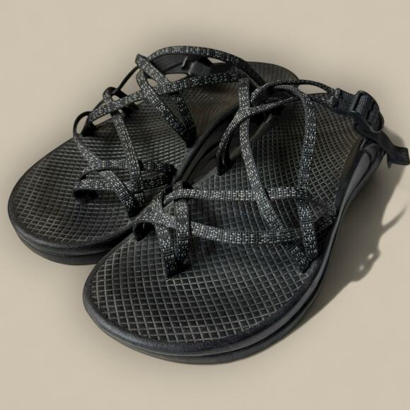 Chaco ZX3 Size 8 Women's Sport Sandals - Black Strappy J105028 - Picture 1 of 5